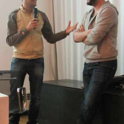 None_Tom&aacute;s (FabLab Bcn Director) and Benjamin Tincq (OuiShare Co-founder)_8161576813.jpg